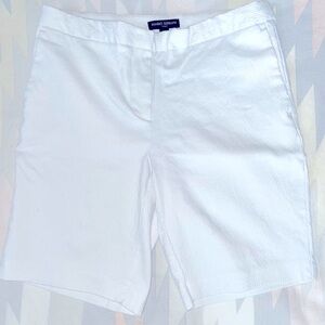 Mario Serrani Italy White Bermuda shorts size 6